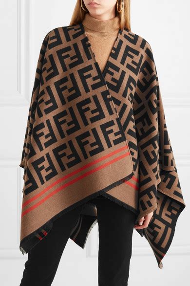 fendi scarf|Fendi poncho women's.